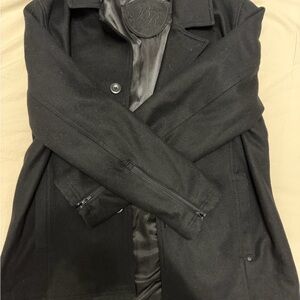 Men's Black River Pea Coat
